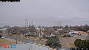 Weather camera view of Follett ISD.