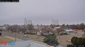 Weather camera view of Follett ISD.