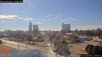Weather camera view of Follett ISD.