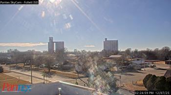 Weather camera view of Follett ISD.