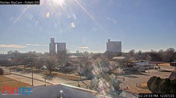 Weather camera view of Follett ISD.