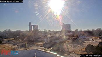 Weather camera view of Follett ISD.