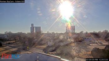 Weather camera view of Follett ISD.