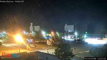 Weather camera view of Follett ISD.