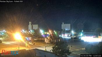 Weather camera view of Follett ISD.