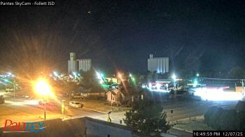 Weather camera view of Follett ISD.