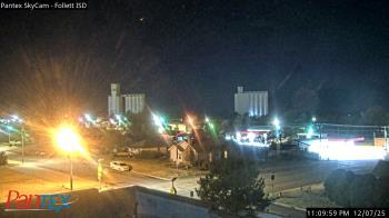 Weather camera view of Follett ISD.