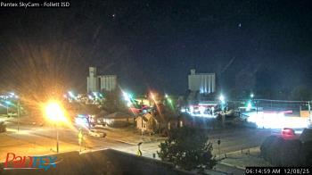 Weather camera view of Follett ISD.