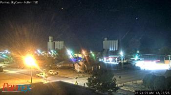 Weather camera view of Follett ISD.