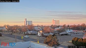 Weather camera view of Follett ISD.