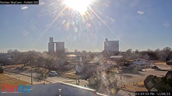Weather camera view of Follett ISD.