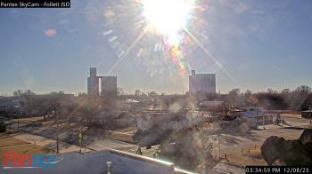 Weather camera view of Follett ISD.