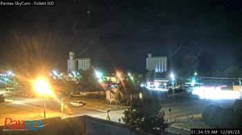 Weather camera view of Follett ISD.