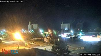 Weather camera view of Follett ISD.