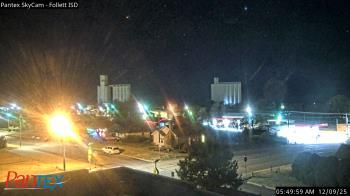 Weather camera view of Follett ISD.