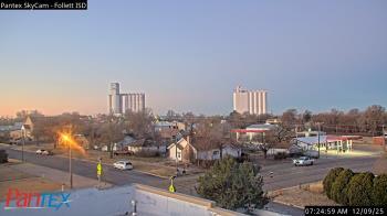 Weather camera view of Follett ISD.