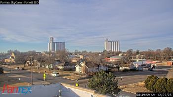 Weather camera view of Follett ISD.