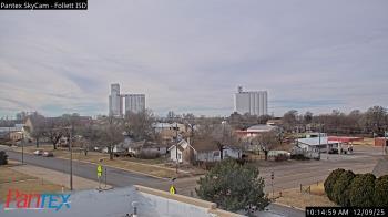 Weather camera view of Follett ISD.