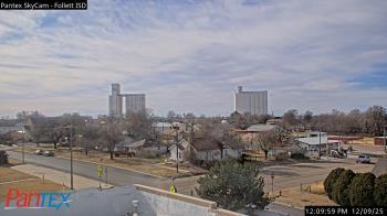 Weather camera view of Follett ISD.