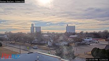 Weather camera view of Follett ISD.
