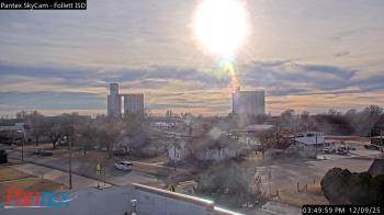 Weather camera view of Follett ISD.
