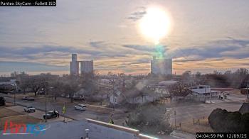 Weather camera view of Follett ISD.