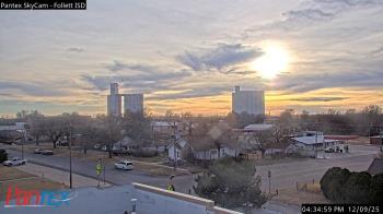 Weather camera view of Follett ISD.