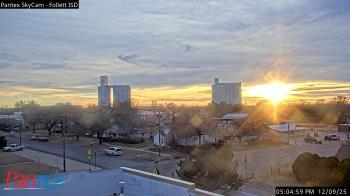 Weather camera view of Follett ISD.