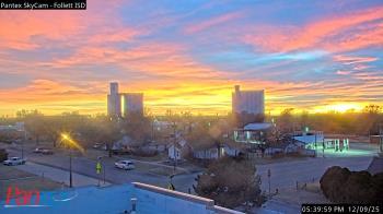 Weather camera view of Follett ISD.