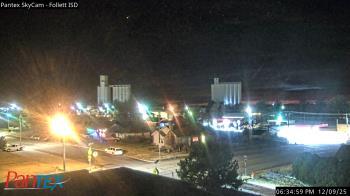 Weather camera view of Follett ISD.