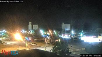 Weather camera view of Follett ISD.