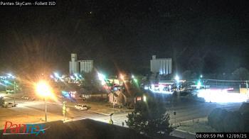 Weather camera view of Follett ISD.