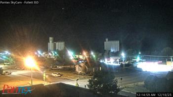 Weather camera view of Follett ISD.