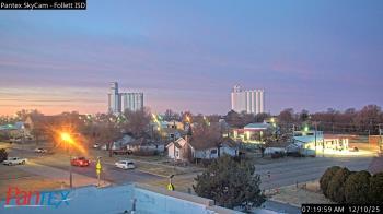 Weather camera view of Follett ISD.