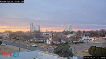 Weather camera view of Follett ISD.