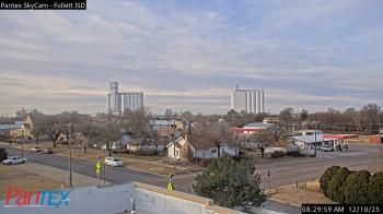 Weather camera view of Follett ISD.