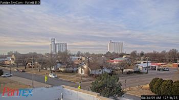 Weather camera view of Follett ISD.