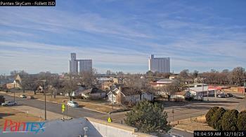 Weather camera view of Follett ISD.