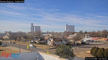Weather camera view of Follett ISD.