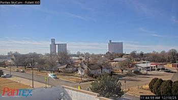 Weather camera view of Follett ISD.