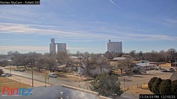 Weather camera view of Follett ISD.