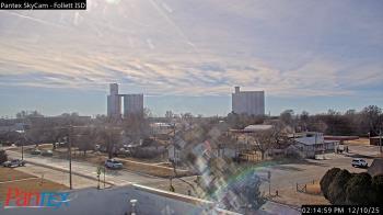 Weather camera view of Follett ISD.