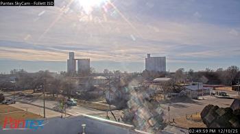 Weather camera view of Follett ISD.