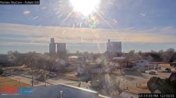 Weather camera view of Follett ISD.