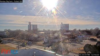 Weather camera view of Follett ISD.