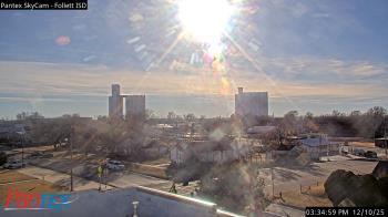 Weather camera view of Follett ISD.