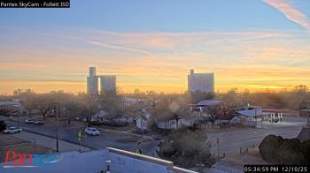 Weather camera view of Follett ISD.