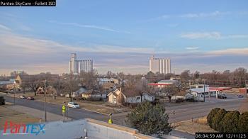 Weather camera view of Follett ISD.