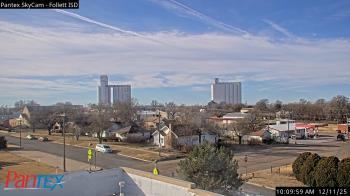 Weather camera view of Follett ISD.