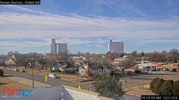 Weather camera view of Follett ISD.